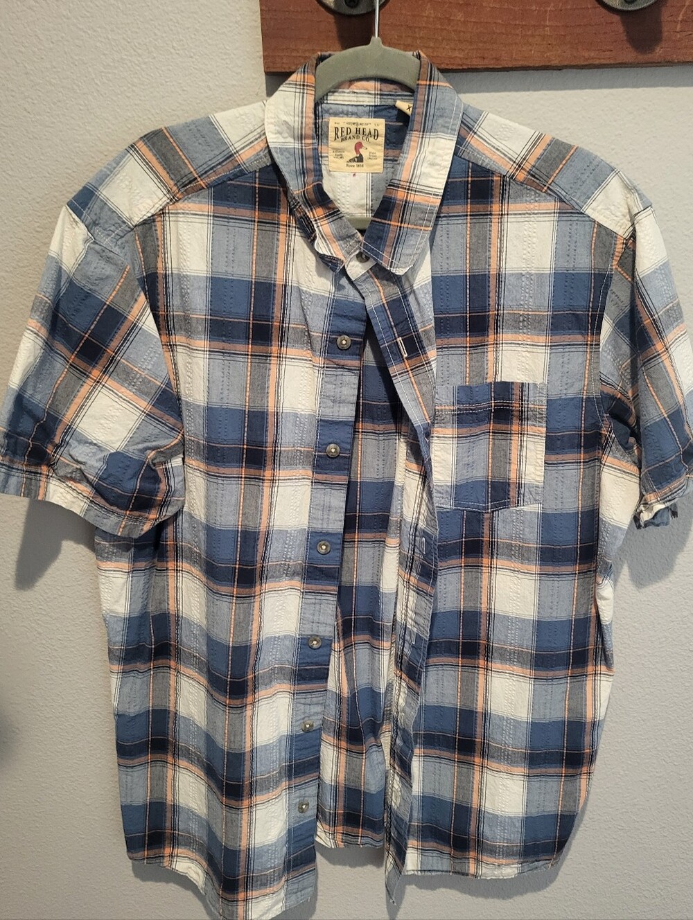 Red Head Button Up